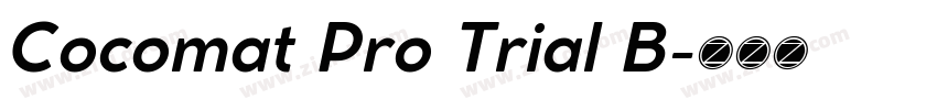 Cocomat Pro Trial B字体转换